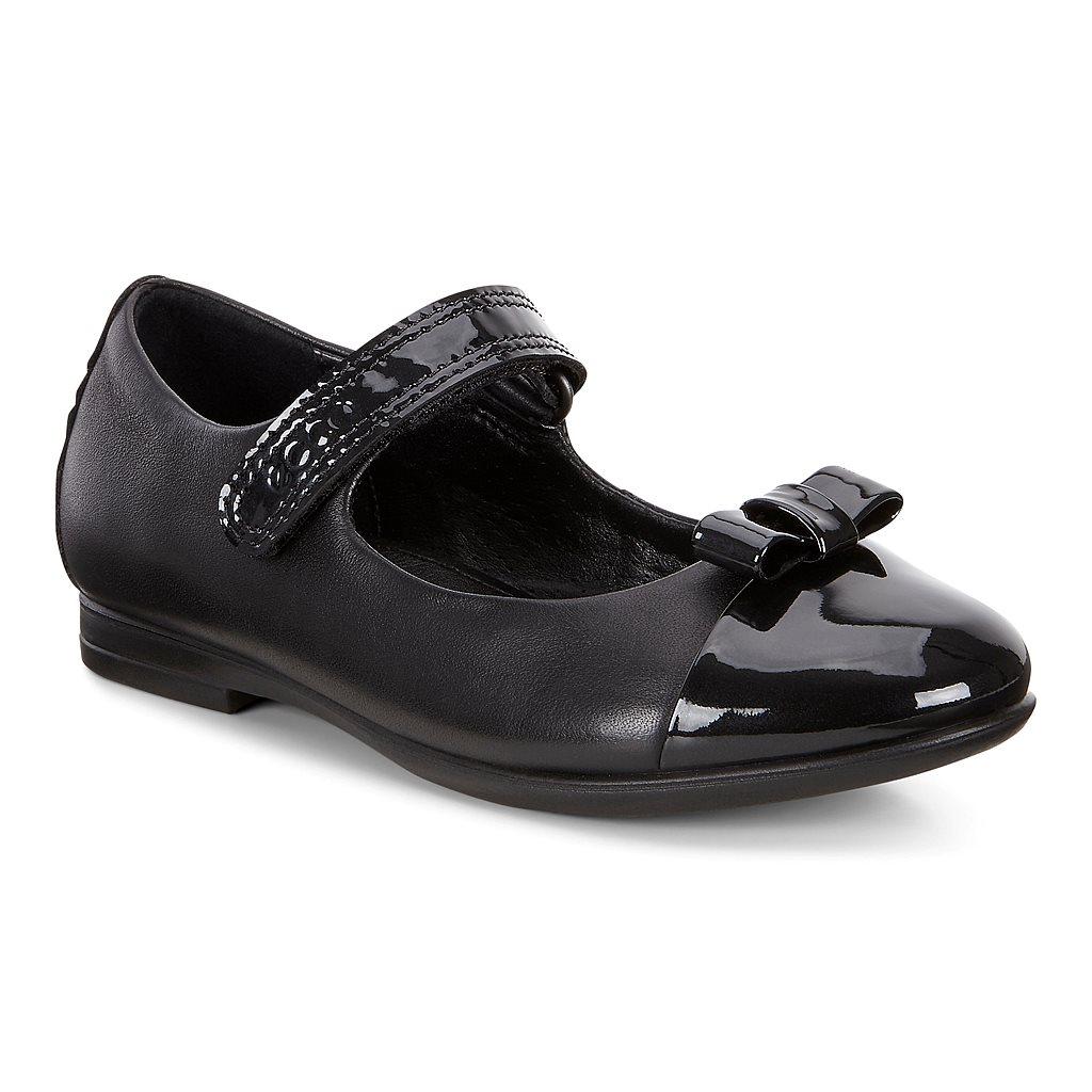 Chaussures Plates Ecco Audrey Filles Noir 6204-EBZFC